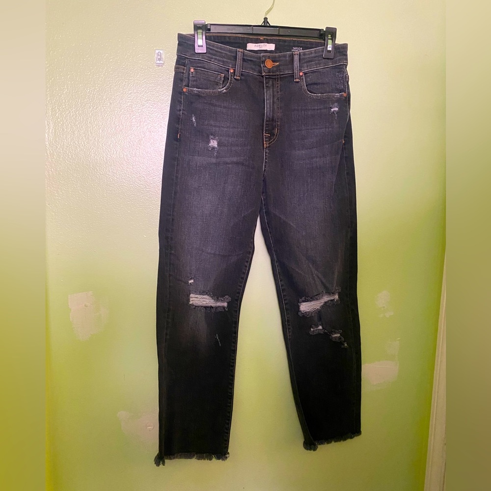 Fidelity Denim Taylor Straight Crop